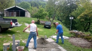 lavori all'Alpe Grosso      